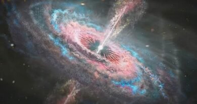 Artist's Impression: Quasar in Visual Representation