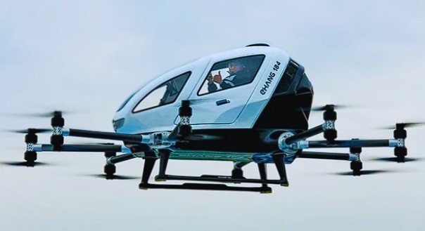 EHang's EH216-S, a 'passenger-carrying pilotless' electric vertical takeoff and landing (eVTOL) aircraft, has been approved for mass production